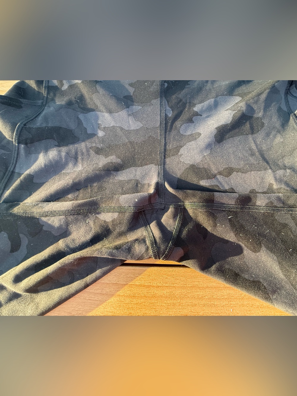lululemon Align High-Rise shorts Heritage 365 Camo Deep Coal, side pockets sz 12 - Picture 4 of 12